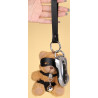 BDSMaster Ours Peluche Porte-Clés Beari Bell Noir